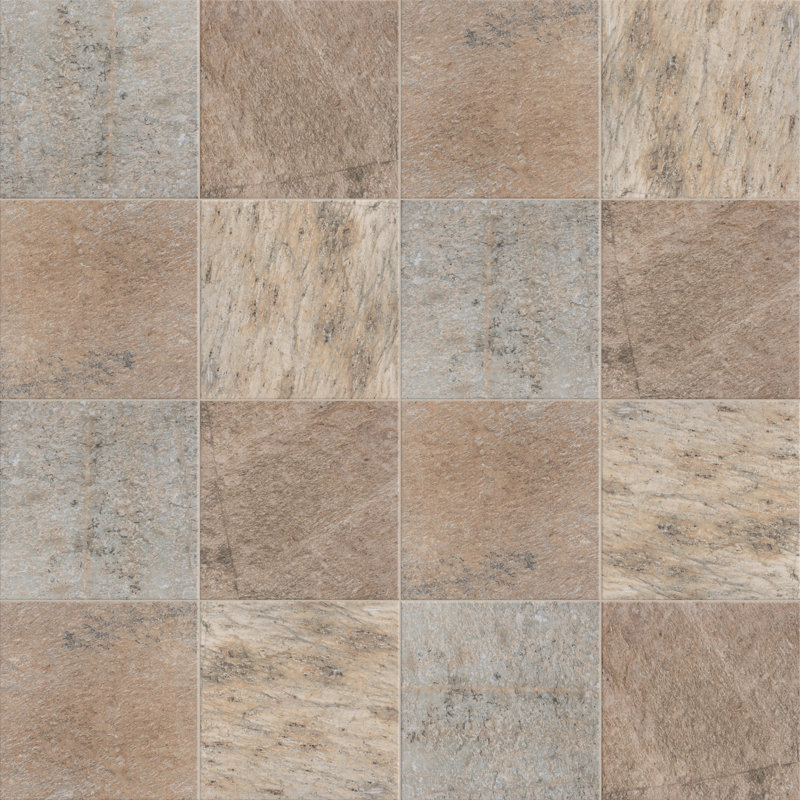 Itaca 11-3/4'' x 11-3/4'' Porcelain Stone Look Wall & Floor Tile