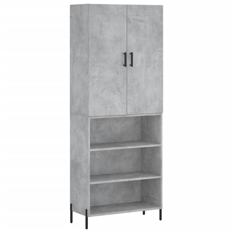 Parkstone 69.5cm Sideboard, Concrete Grey