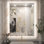 Miroir de salle de bain avec éclairage à DEL rétroéclairé sans cadre