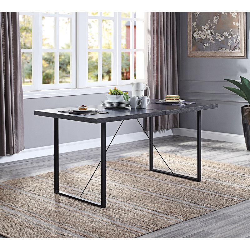 Metal Base Dining Table