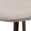 Chaise rembourrée en tissu avec pieds en métal Mid-Century-869717783