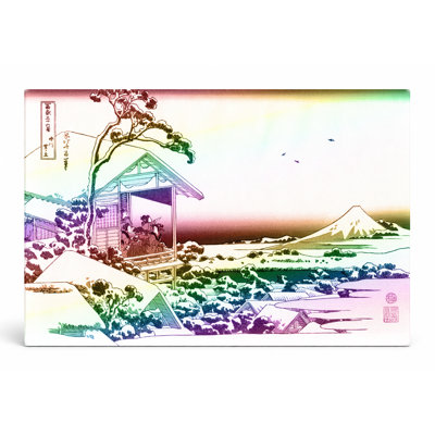 Maison de thé à Koishikawa (1830) - Paysage, art mural sur toile
