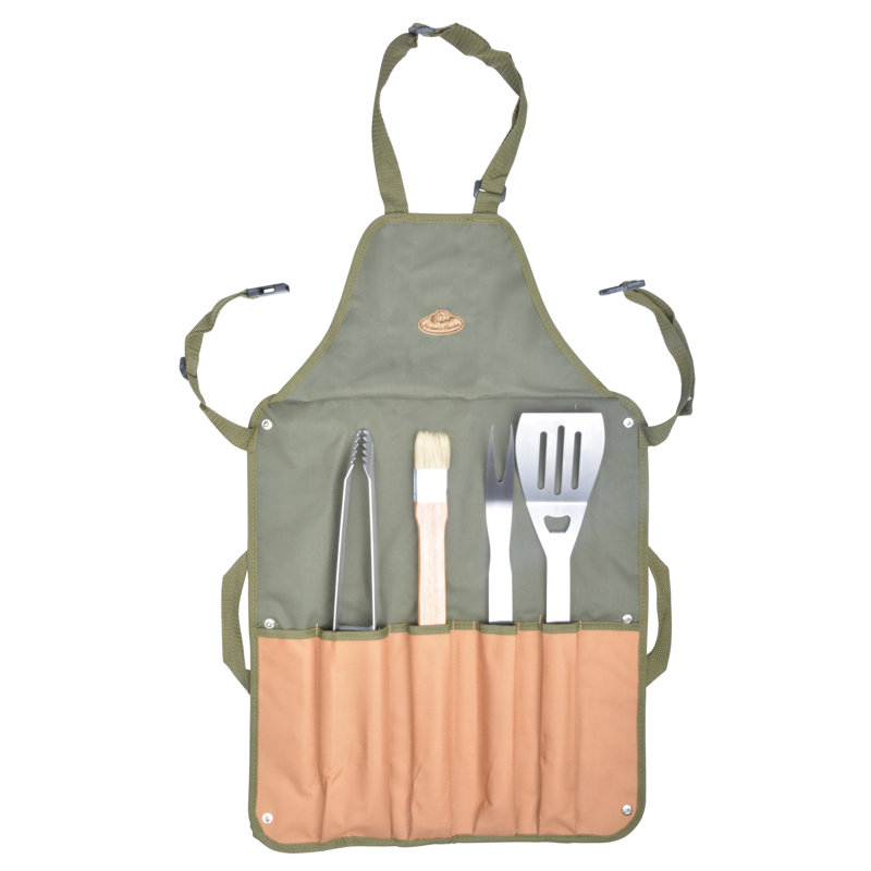 Ensemble de tablier barbecue avec outils Cipriano