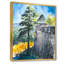 Château sur une montagne verte I - Peinture sur toile-67464614-67464569