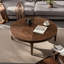 Table de bout en bois de noyer noir-113571944