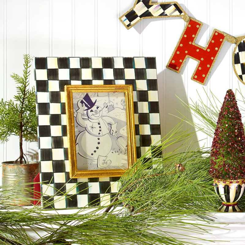 Courtly Check Frame, 5" W x 7" H