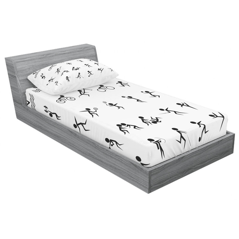 Microfiber Sheet Set, Twin XL Sheet Set with Fitted Sheet