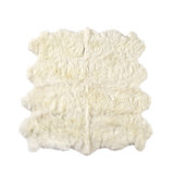 Lalo Sheepskin Area Rug in Cream