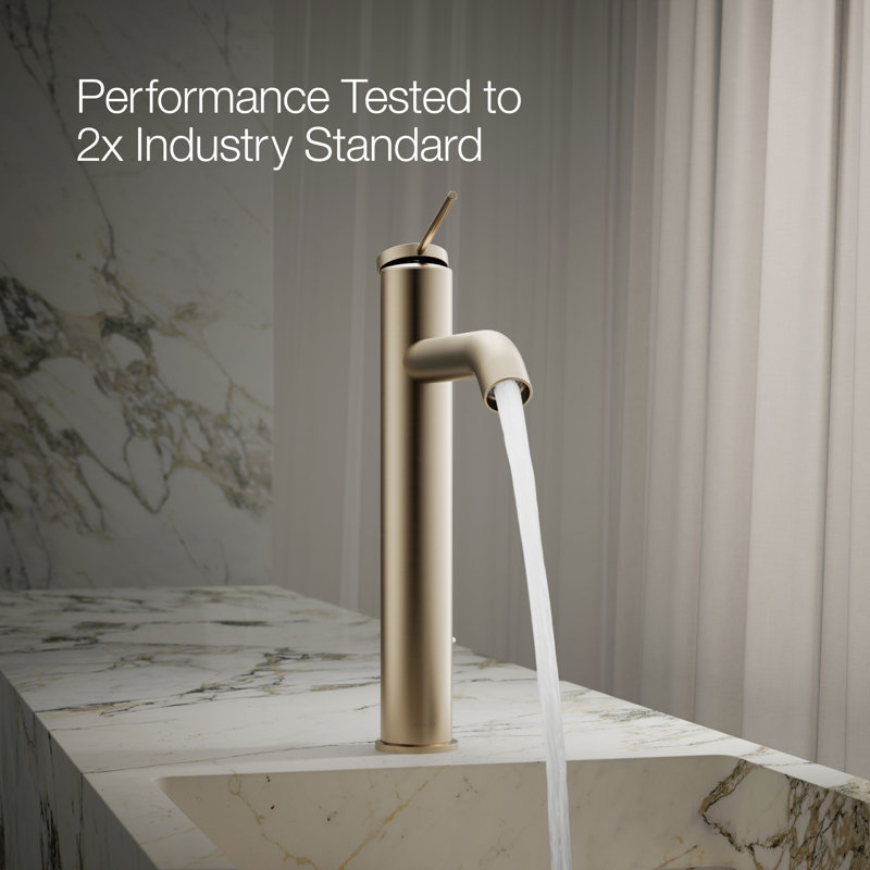 Components Single-Handle Bathroom Sink Faucet, Vibrant Brushed Bronze