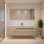 Armoire de salle de bain de style français crème