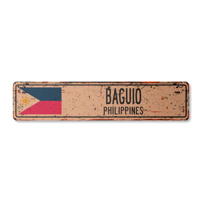 Baguio Philippines Aluminum Street Sign