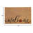 Coir Door Mat Cristle Decor Printed Welcome Mat 18x28 Non-Slip Doormat - Cristle Leaves