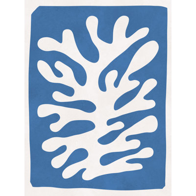 White Coral Abstract Print