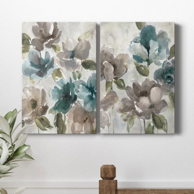 «Topaz Garden I», ensemble de 2 toiles tendues