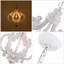 Kris 18" 6-Light Farmhouse Dimmable Wooden Chandelier, Modern Pendant Light