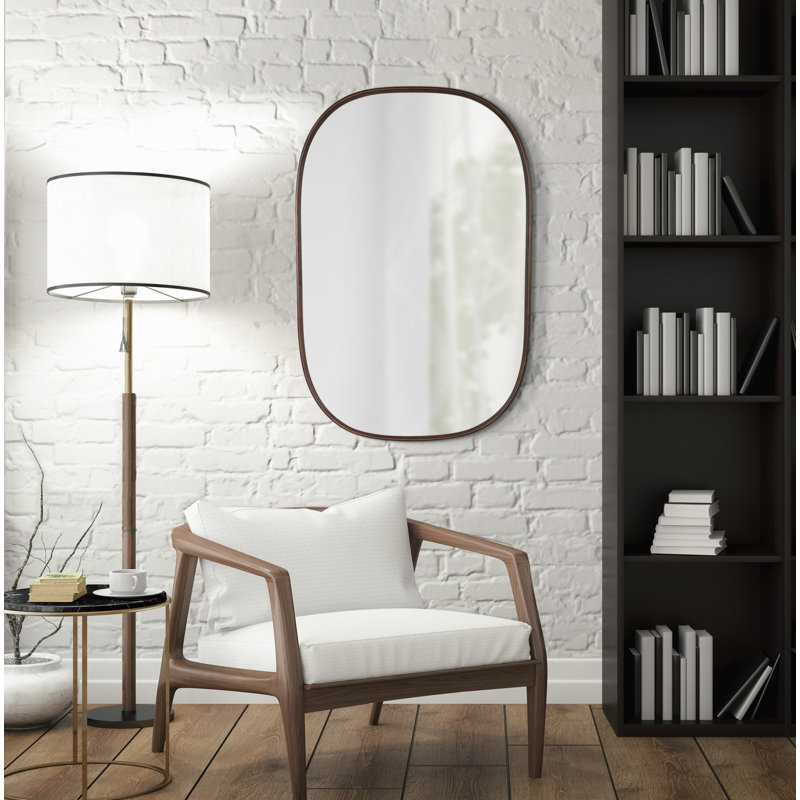 Miroir d'appoint mural Dashiya, 24" x 36", Bronze
