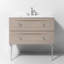 Alma 36.25" Wall Mounted Single Bathroom Vanity with Top-472319455
