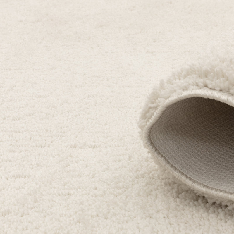 Ronalee Rectangle Shag Washable, Ivory, Rectangle 140 x 200 cm