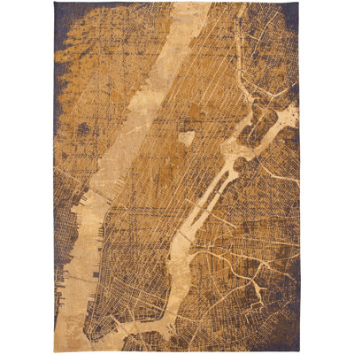 Abstract Recycled P.E.T Area Rug