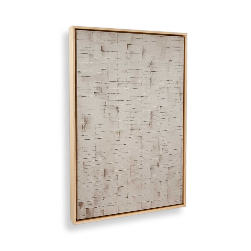 Impression sur toile texturée «Tranquility I», H 30,75 po x l 20,75 po x P 1,75 po, Cadre américain en érable flottant