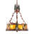 Rustic Lodge 3 - Light Dimmable Drum Chandelier