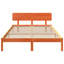 Vidaxl Bed Frame With Headboard Solid Pine Wood-113970889-113970888