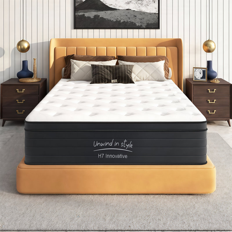 12 Inch Hybrid Mattress - Pocket Springs & Memory Foam, Medium Firm, CertiPUR-US Certified for Cool, Supportive Sleep, Twin