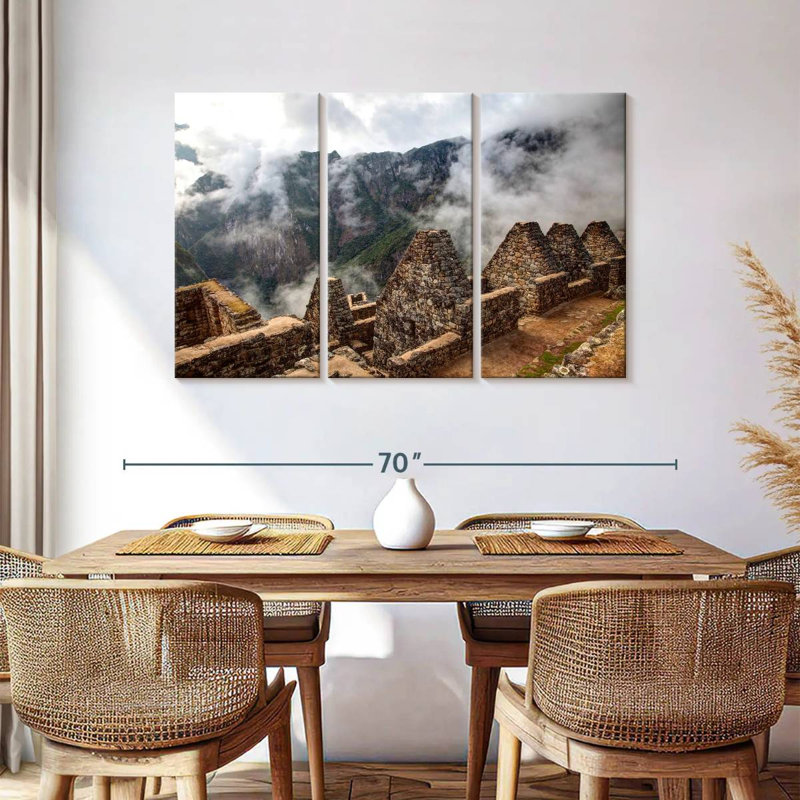 Lilie Cloudy Machu Picchu, 36" H x 57" W