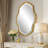 Oaklynn Wood Elongated Wall Mirror-1468313413