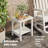 Poly Lumber Rocking Chair Outdoor Set of 2 with Side Table - Fauteuil Bercant HDPE High Back Porch Rocker Chairs for Adults - All Weather Resistant Furniture for Patio-1834372680