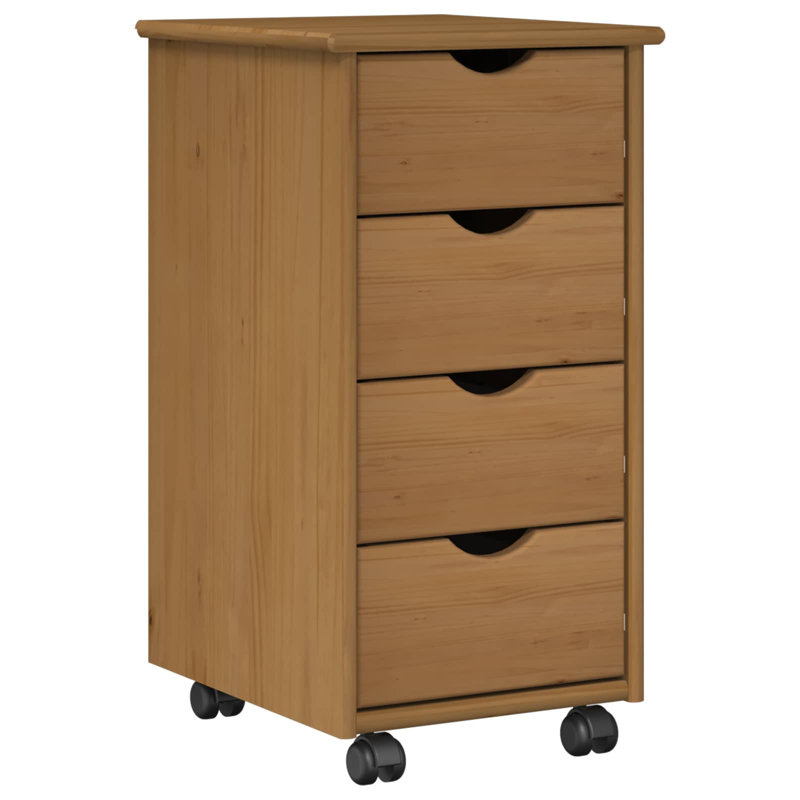 File Cabinet, Honey Brown