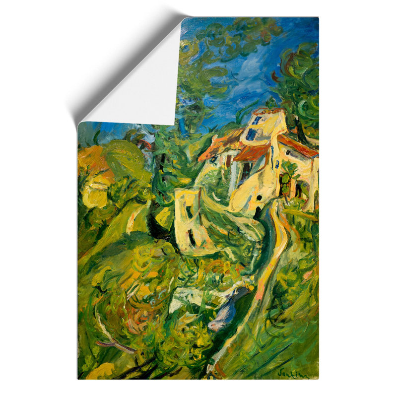 Landscape Town View by Chaim Soutine - Frameless Print, 30cm H x 21cm W x 0.1cm D
