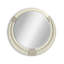 Water Oval Danish Cord Wall Mirror