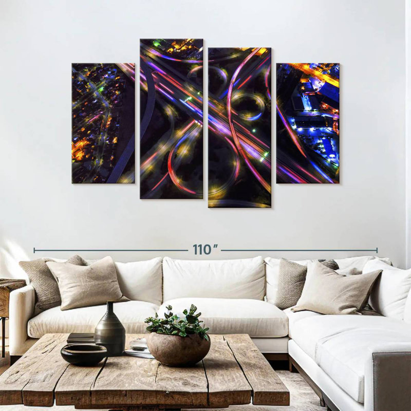 Mehar Los Angeles Freeways, 54" H x 84" W