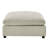 Beige Corduroy Ottoman
