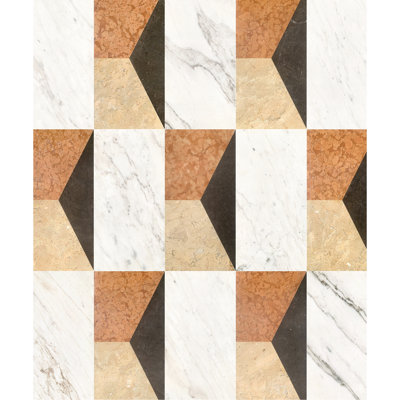 Carreau de marbre 12 x 24 - blanc or rouge gris, usage polyvalent gris ornemental