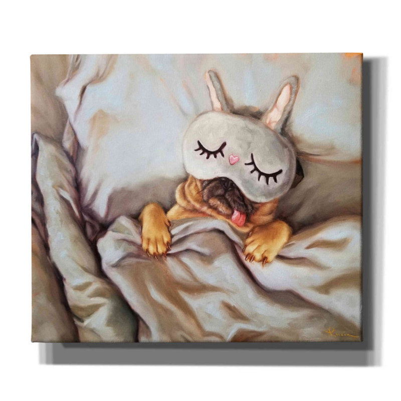 «Sleeping Beauty» par Lucia Heffernan, art mural sur toile, H 26 po x l 30 po x P 1,5 po