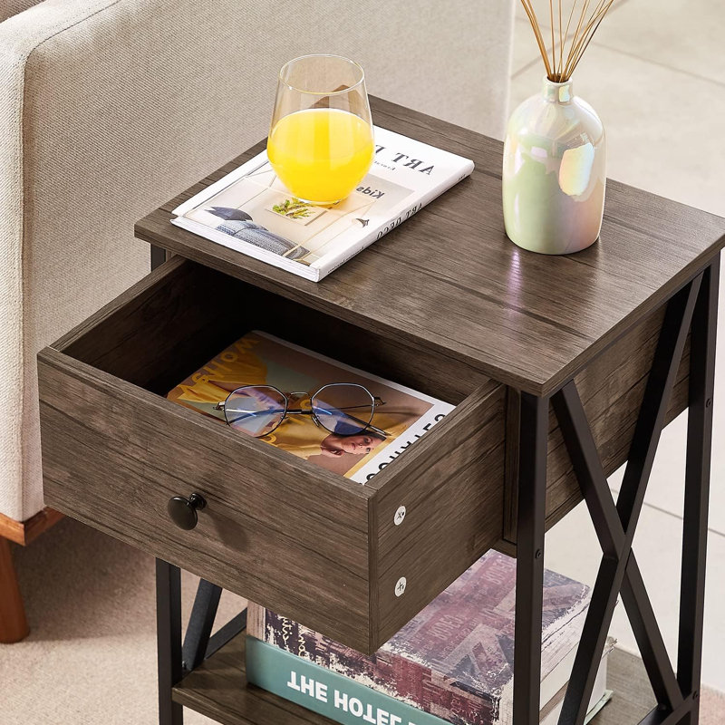 Table de chevet, Gris