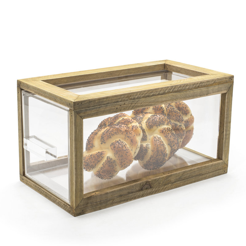 Contenant alimentaire rustique en bois