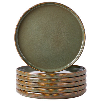 6 Pieces 10" Stoneware Dinner Plate (Set of 6)
