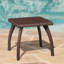 Table d'appoint brune pour l'espace extérieur-241771261