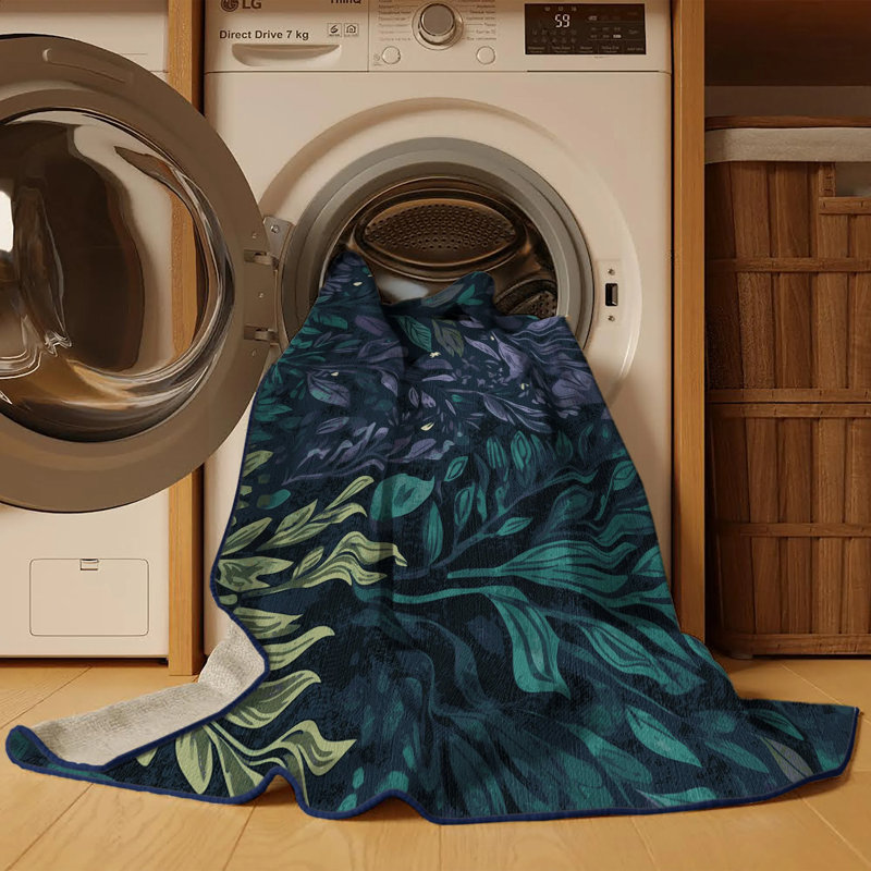 Verdant Horizon Rug, Square 8'