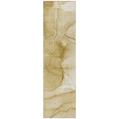 Tapis de couloir d'extérieur 8 po beige