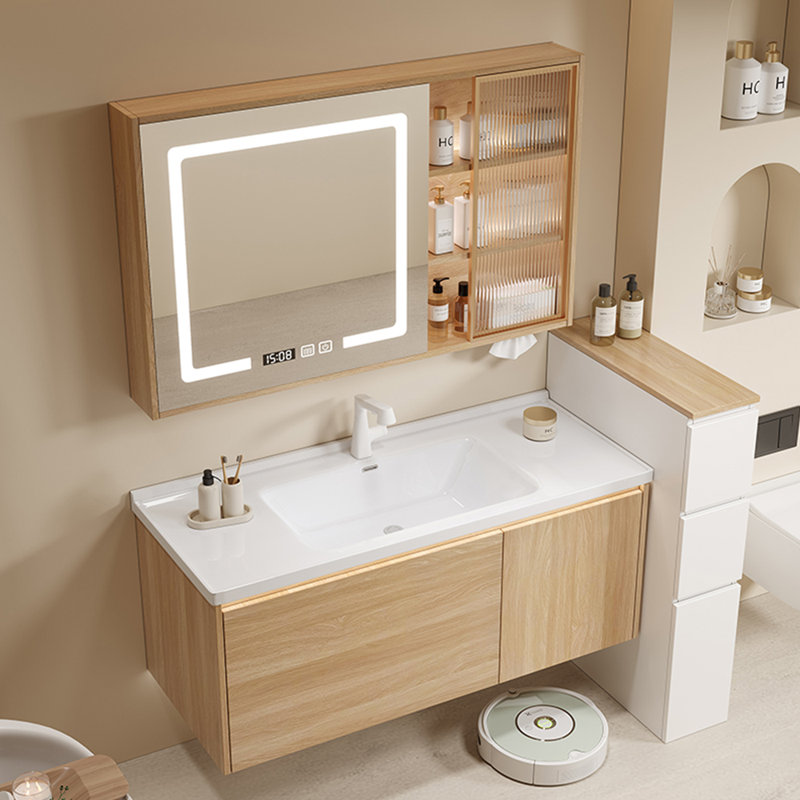 Armoire de salle de bain style rond