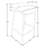 Masayo 29.52'' Short Bar Stool with Upholstered Seat and Iron Frame-225463005