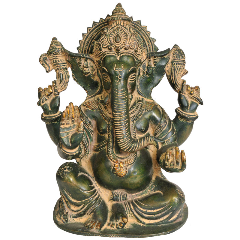 Lord Ganesha appréciant Modaka