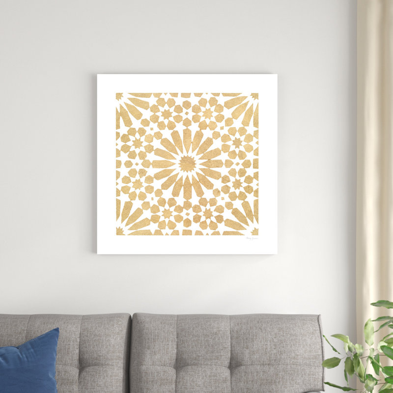 «Simply Elegant IV» par Nancy Green - peinture sur toile tendue, H 30 po x l 30 po