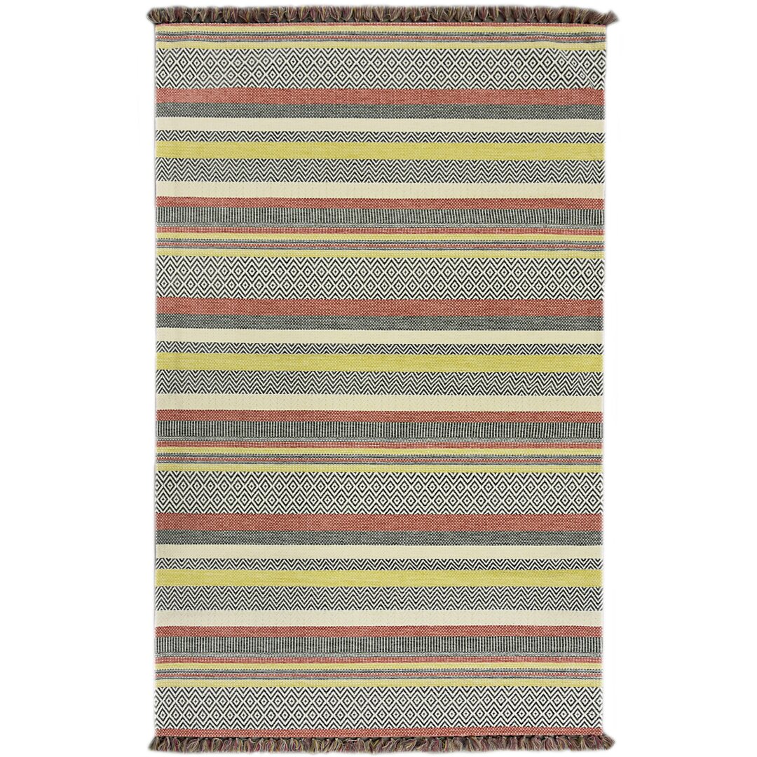 Flachgewebe Kelim Teppich Aztec