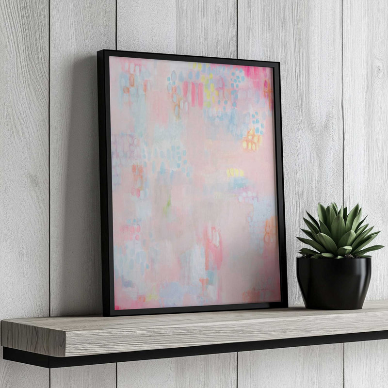 «Primavera I» par Mercedes Lopez, reproduction d'art Charro, 18 W x 24 H, Black, Framed Print