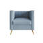 Cramlington Velvet Square Arm Chair-99419301